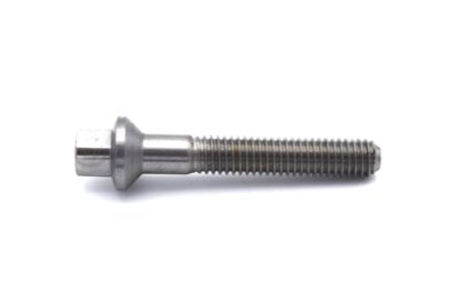 Roadwheel Screw - 6mm Square Headed Countersunk - Steel - 45mm Long x 6mm x 1.00 Pitch